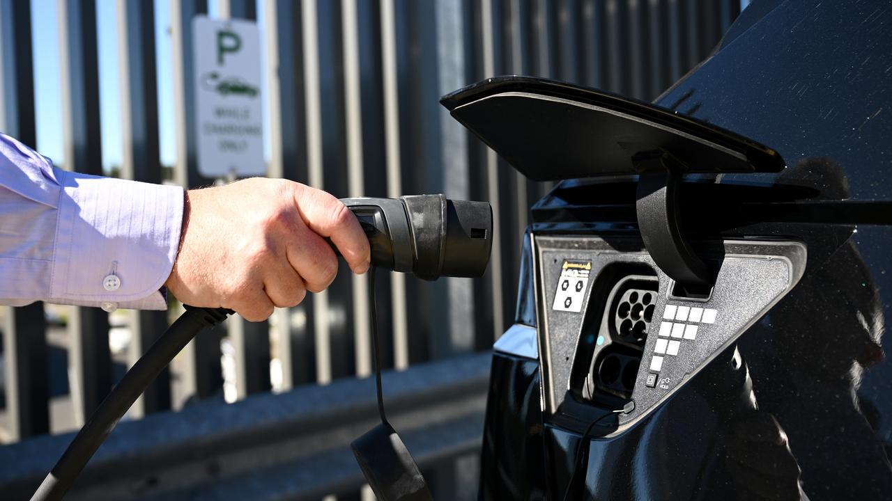 An EV charging station (file image)