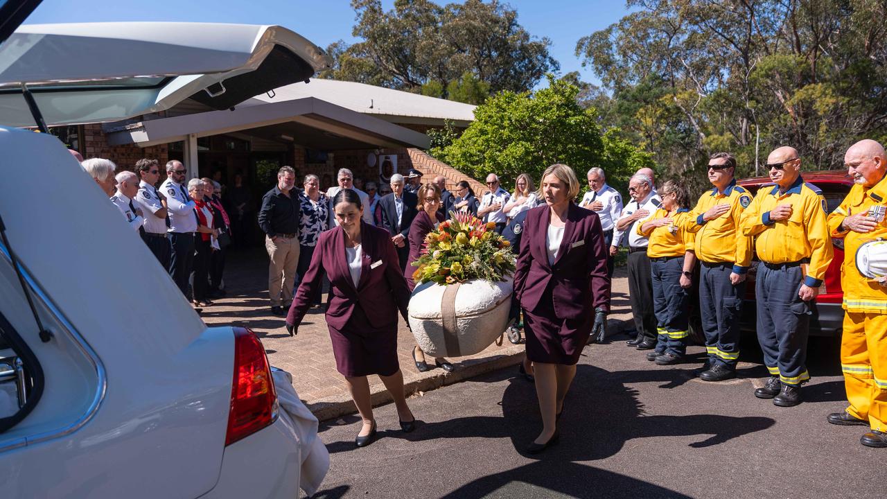 Australia's first mushroom coffin funeral