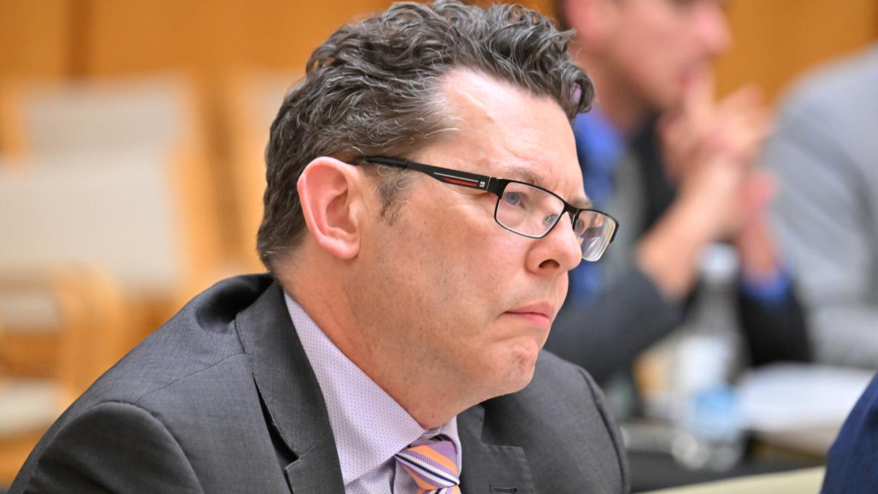 Productivity deputy chair Alex Robson during Senate estimate hearings