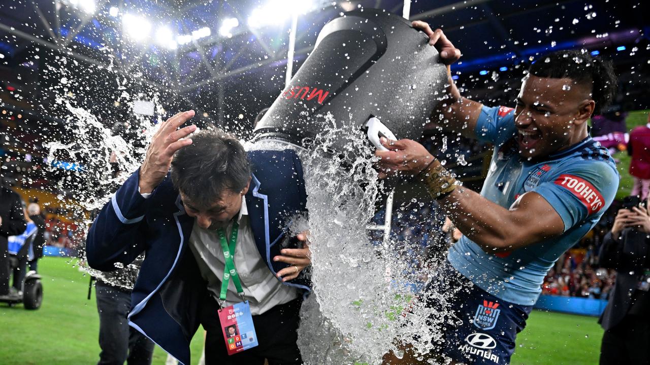 Blues head coach Laurie Daley i