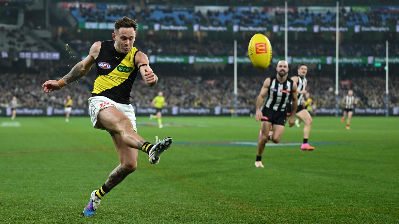 Rhyan Mansell kicked three goals for the Tigers.
