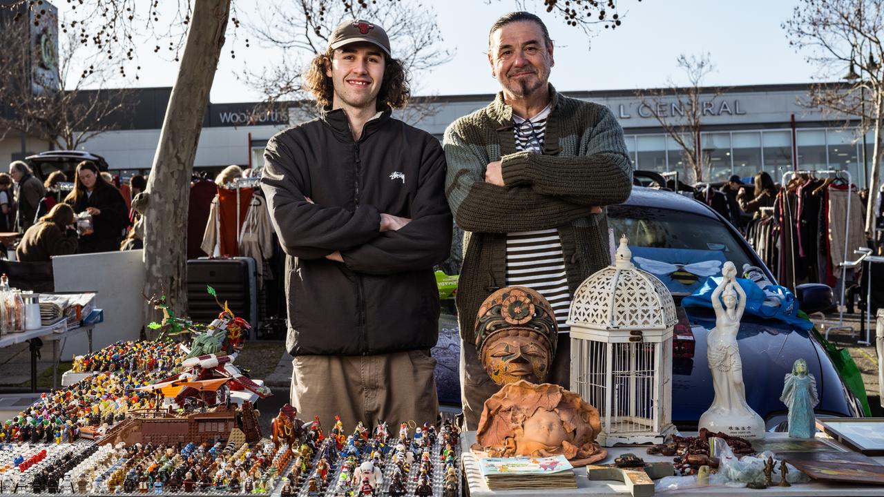 Father and son vendors Ruben and Adam Griggs