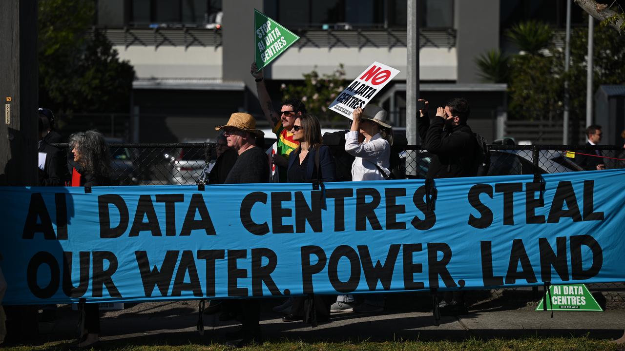 Data centre protest