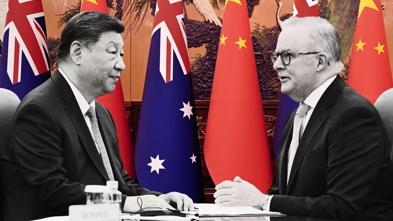 Xi Jinping and Anthony Albanese (file image)