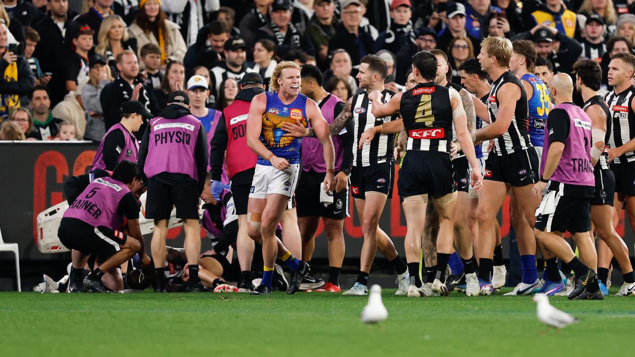 Tempers flare.
