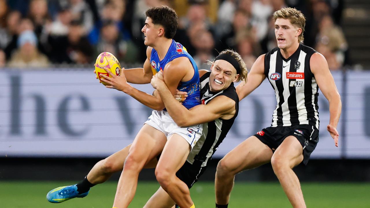 (L-R) Josh Lindsay and Darcy Moore.