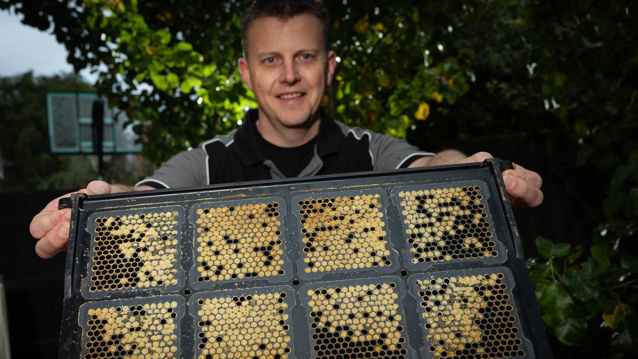 Firefighter turned beekeeper Simon Mildren
