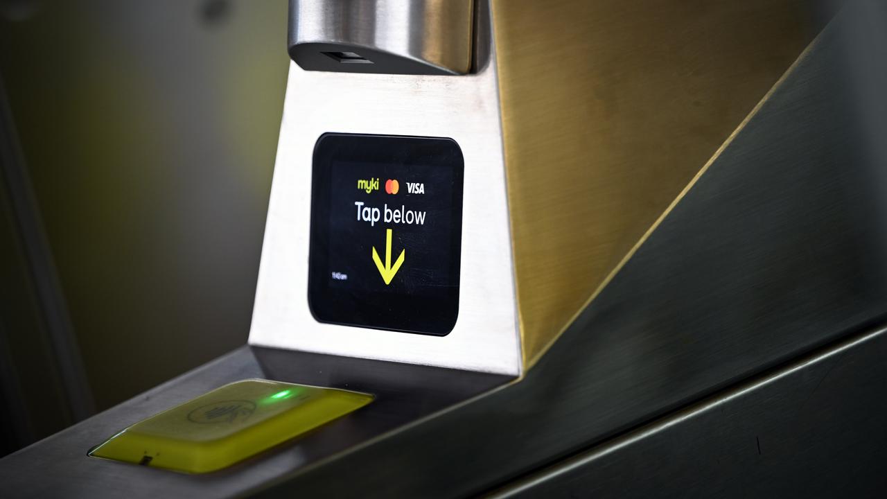 A gate featuring tap and go technology