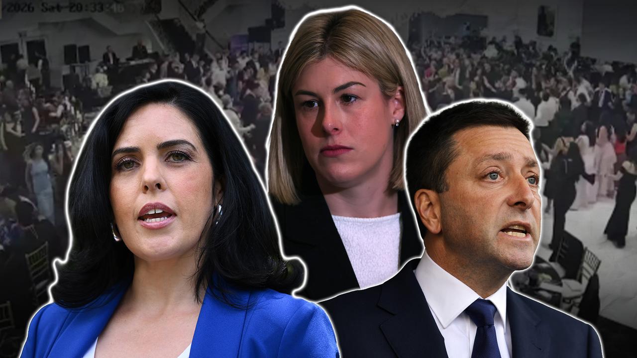 Moira Deeming, Matthew Guy and Jess Wilson