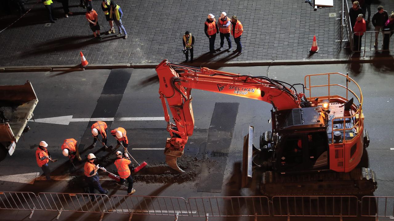 Roadworks (file image)