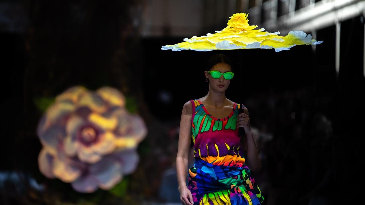 A model at Melbourne Fashion Week (file image)