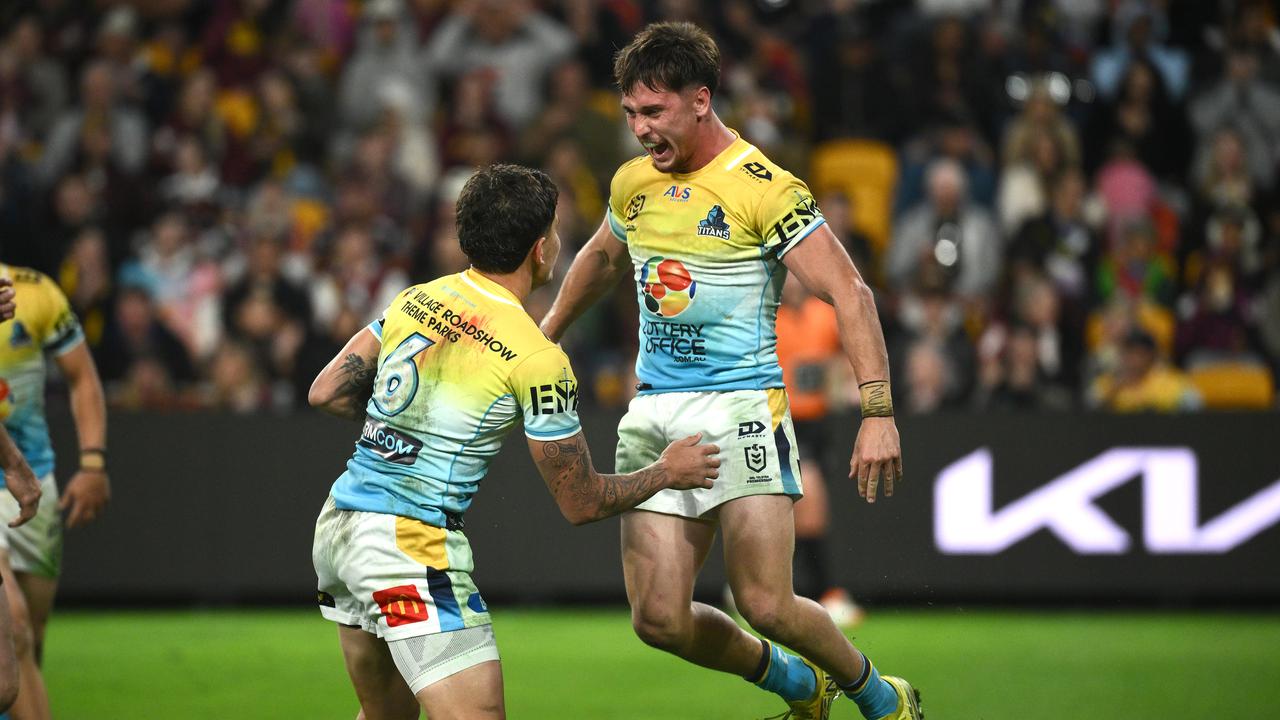 Jayden Campbell and Oliver Pascoe were jumping for joy