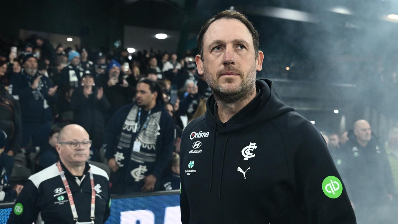 Carlton interim coach Josh Fraser