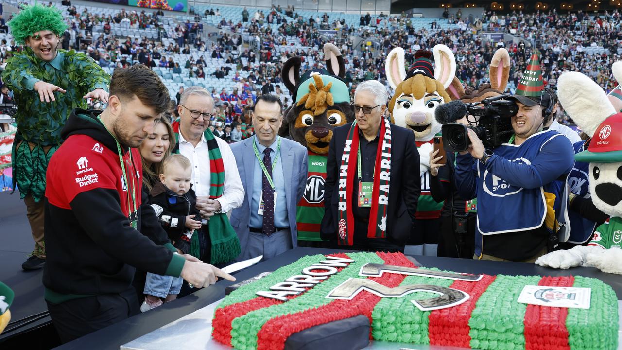 Arrow, his family and Anthony Albanese