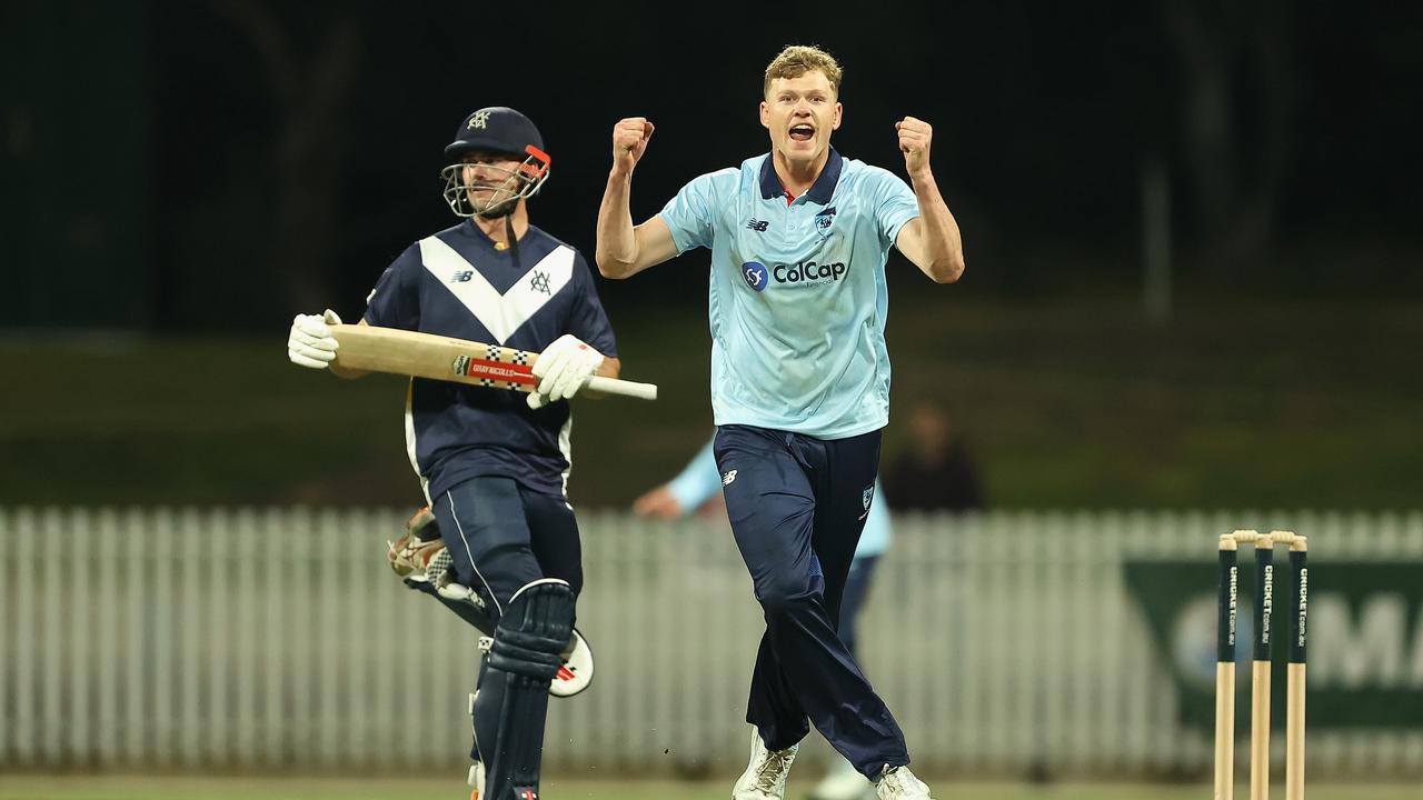 Jake Scott scored 43 and picked up three wickets for New South Wales.