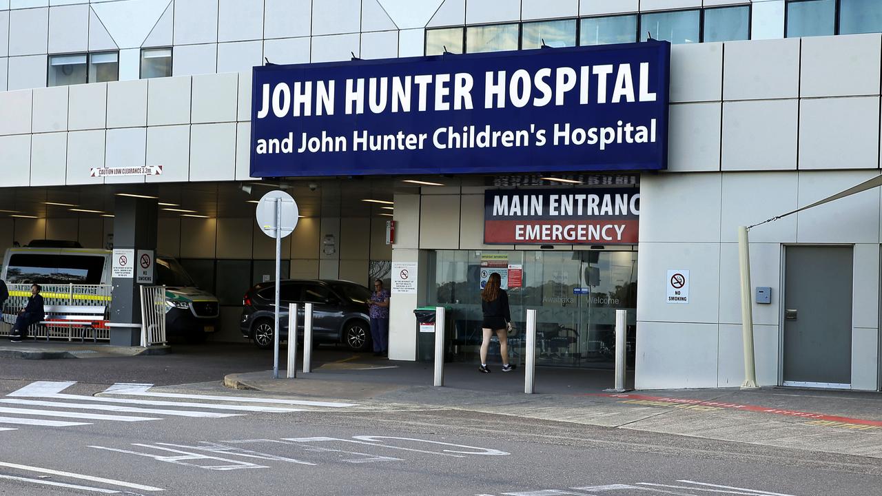 John Hunter Hospital in Newcastle (file image)
