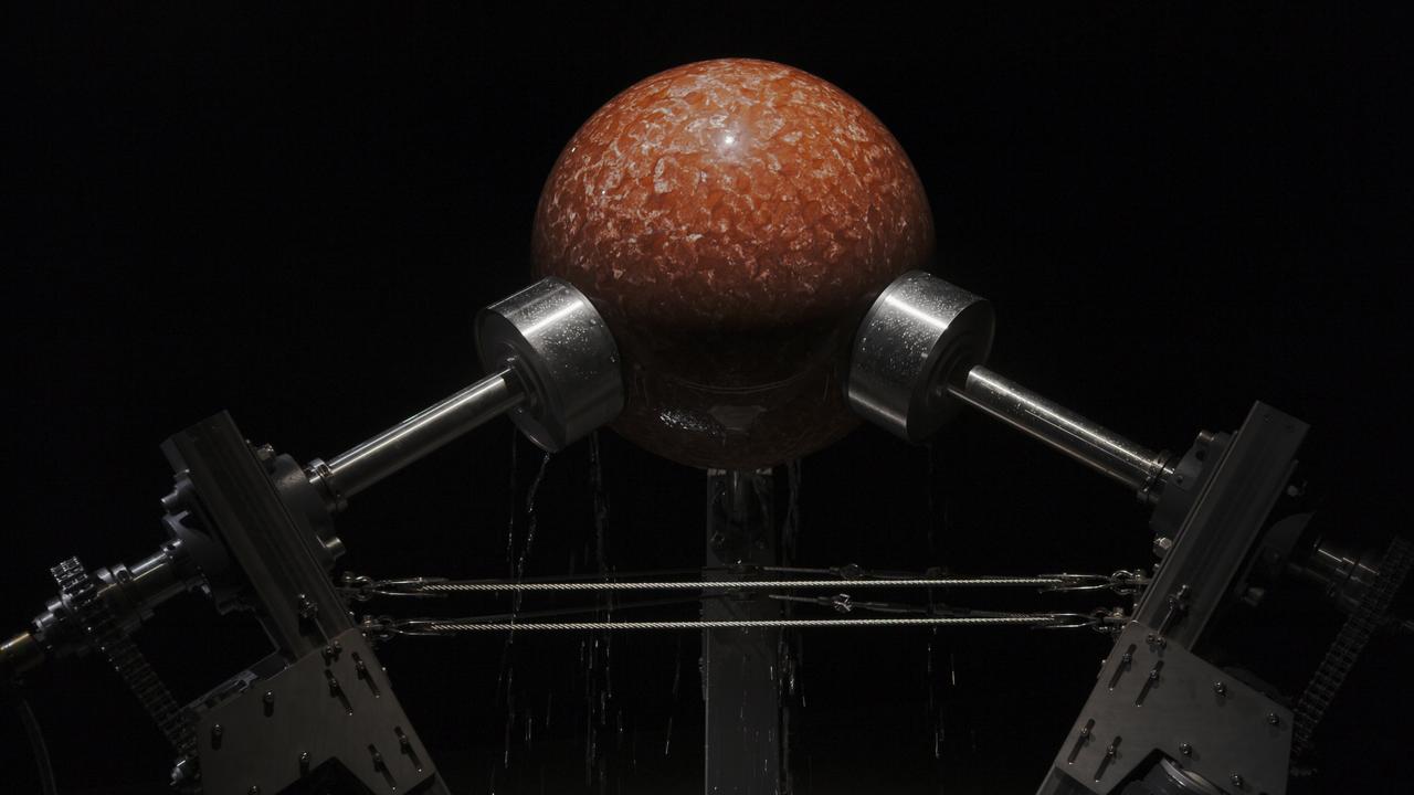 The eroding machine