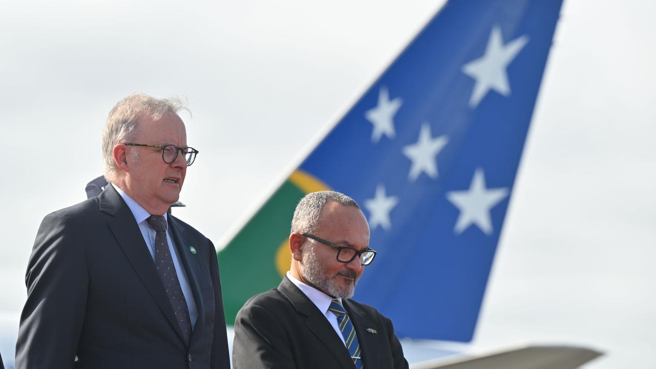 Anthony Albanese and Matthew Wale