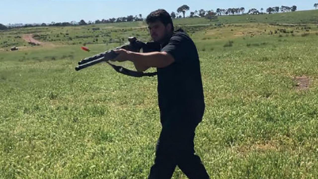 man with gun