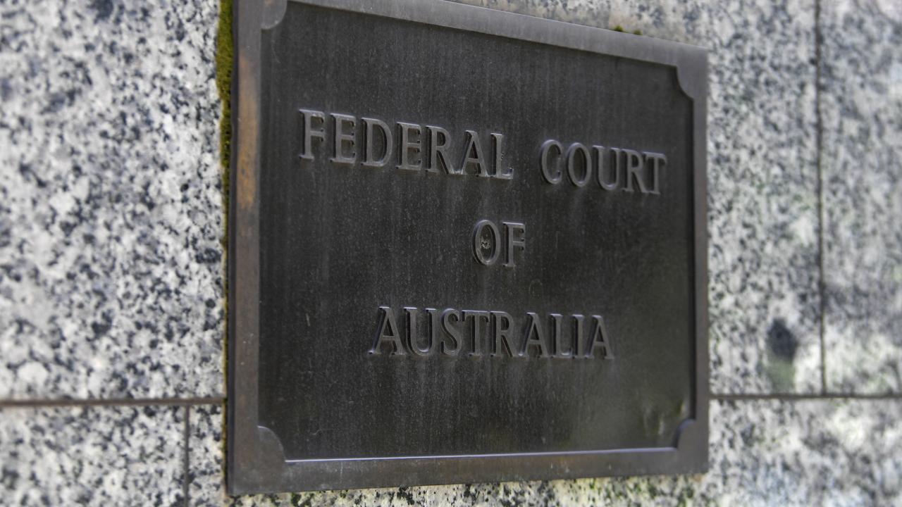 Signage for the Federal Court (file image)