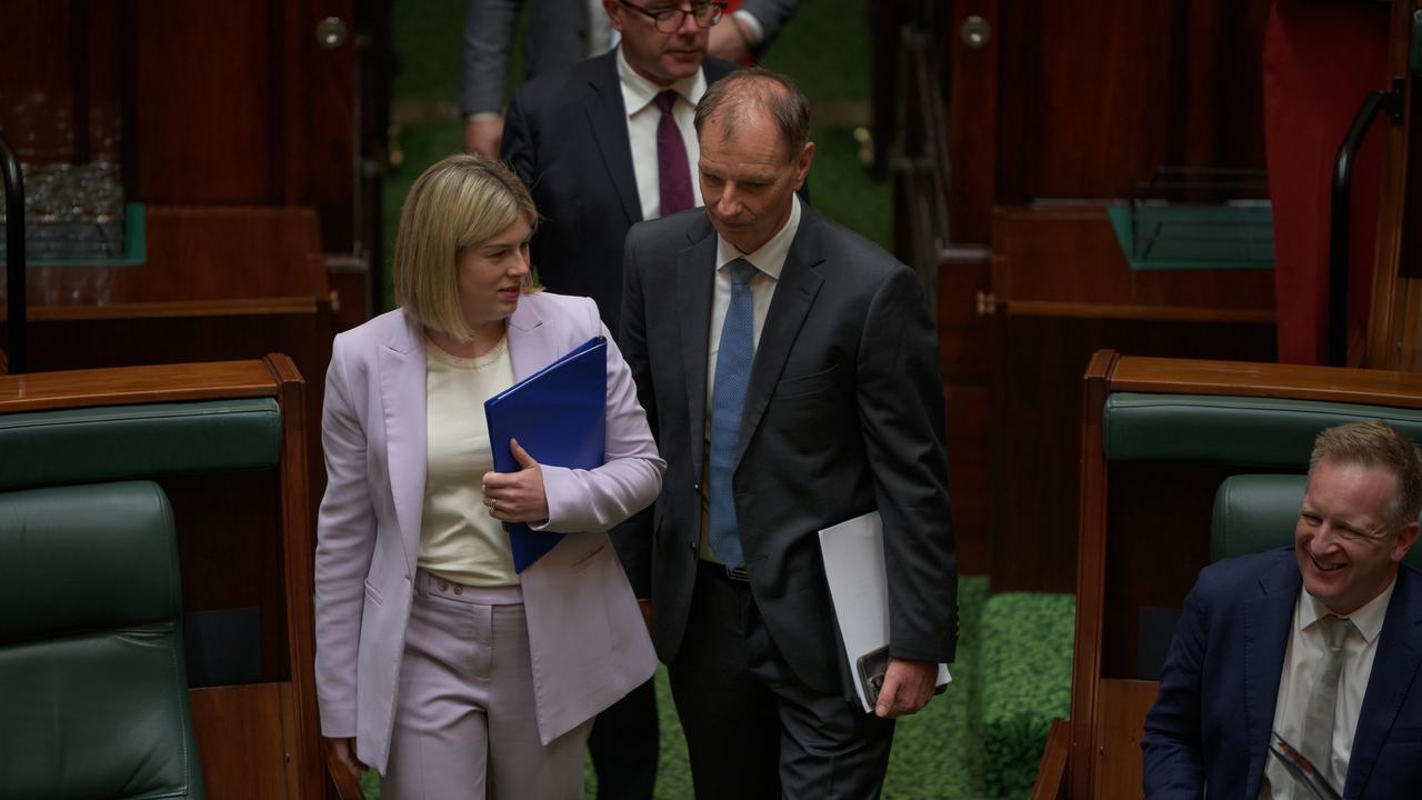 Victorian opposition leader Jess Wilson and Liberal MP David Southwick