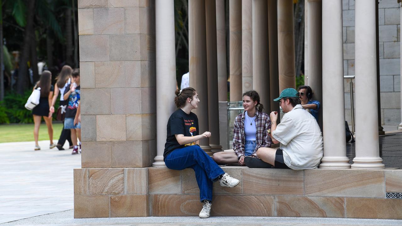Students at a uni
