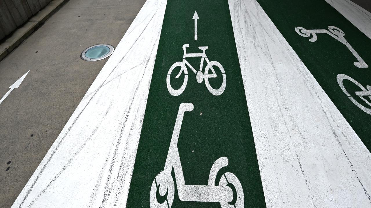 A bike lane