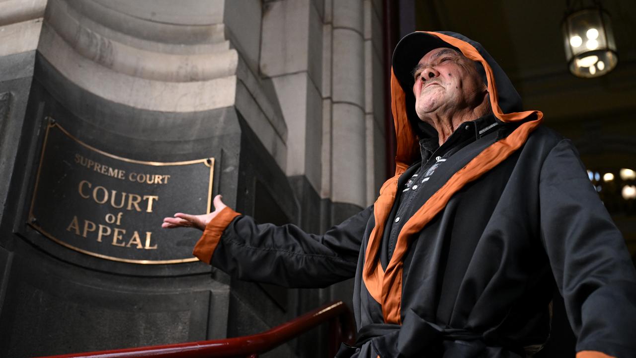 Robbie Thorpe outside of the Court of Appeal in Melbourne