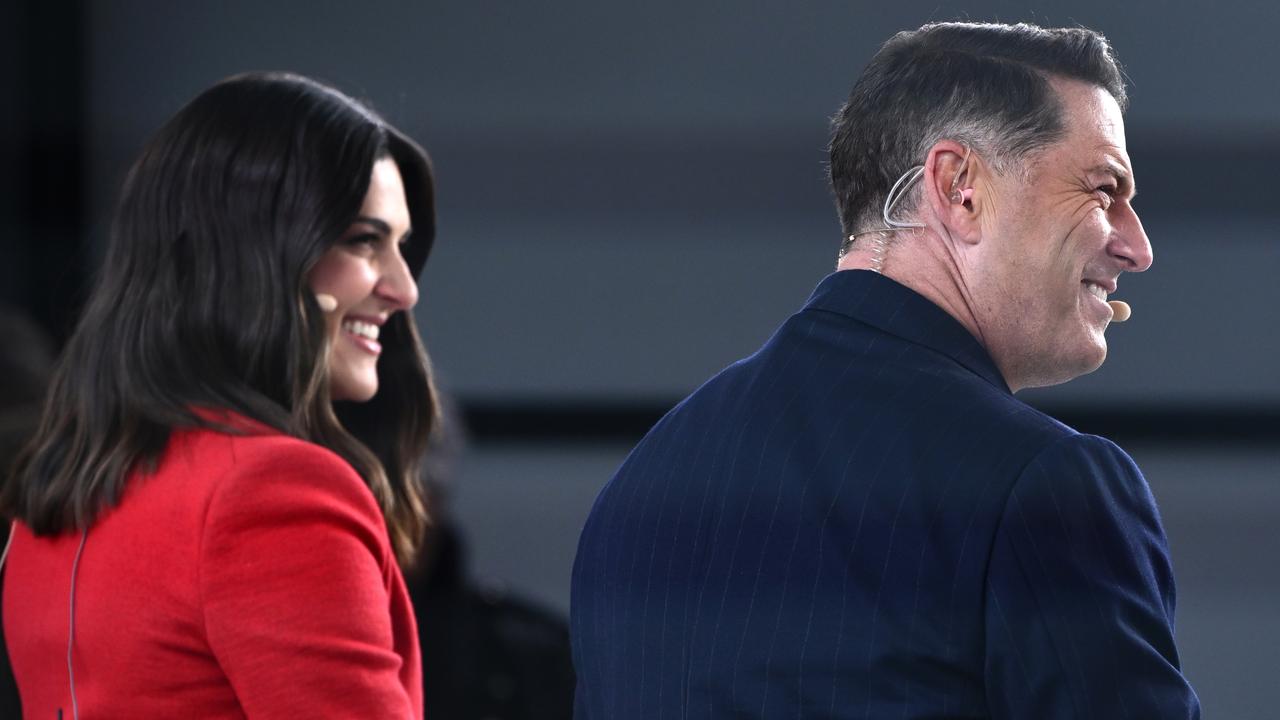 Sarah Abo and Karl Stefanovic (file image)