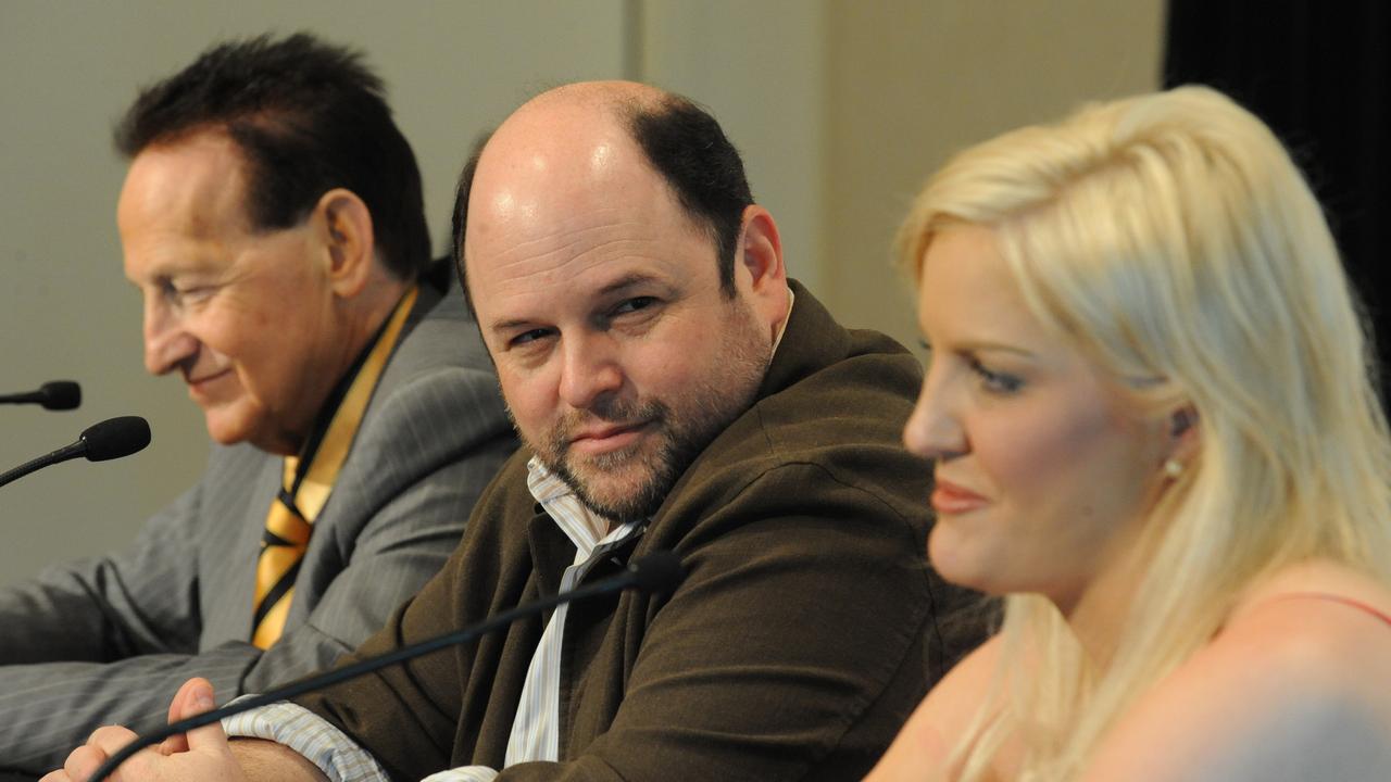 Jason Alexander looking at Brynne Edelsten nee Gordon