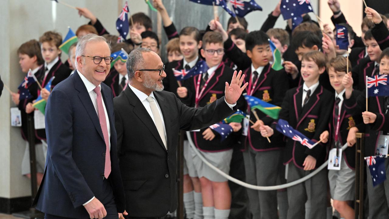 Solomons Islands PM's visit to Canberra