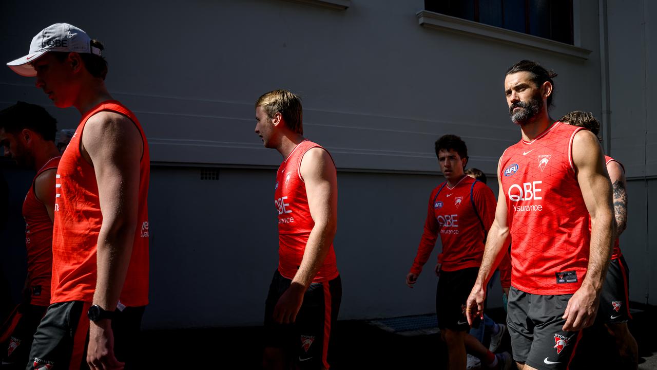 Swans players.