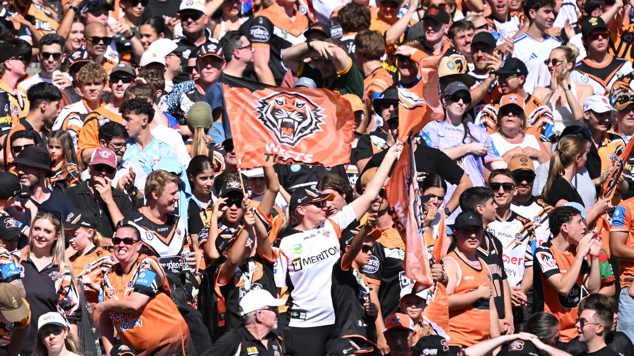 Wests Tigers fans.