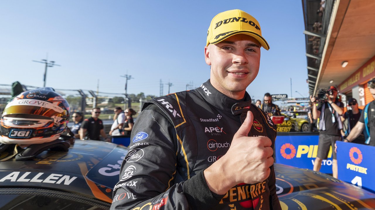 Young gun Kai Allen gave the thumbs-up