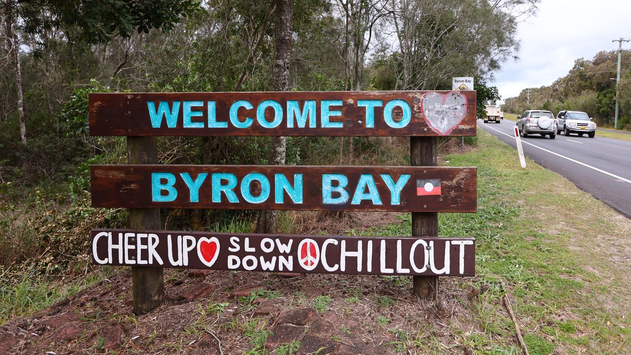Byron Bay sign (file)