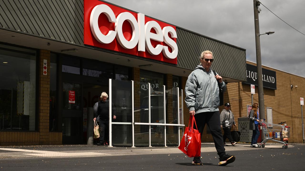 Coles signage (file image)