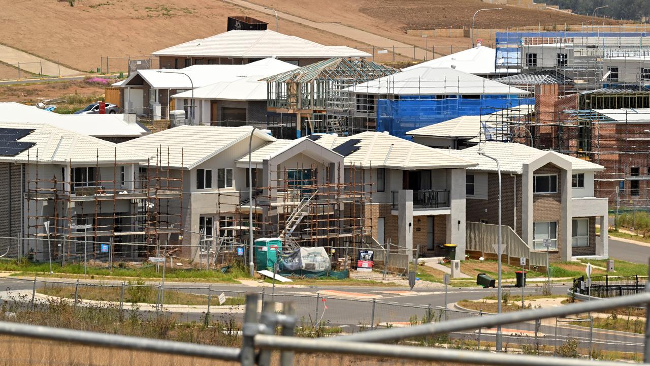 New houses in a housing estate (file image)