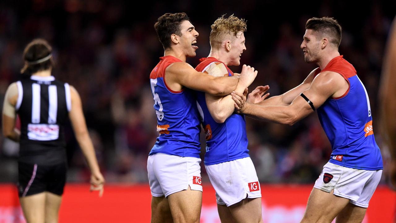 Christian Petracca Clayton Oliver and Jesse Hogan