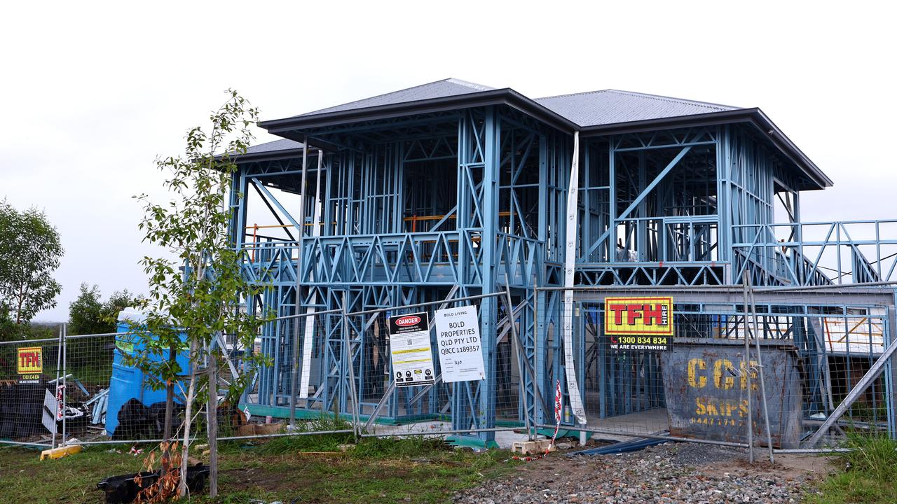 A new home under construction