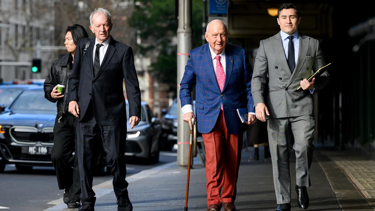 Alan Jones arrives at court