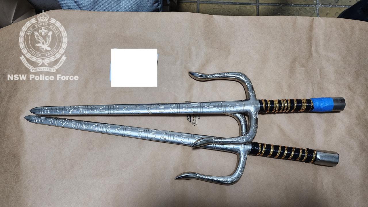Seized weapons 