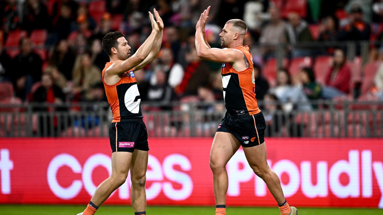 Captain Toby Greene and forward Jake Stringer.