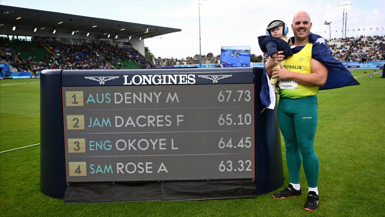Matt Denny was well short of his