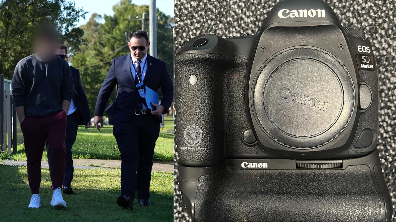 Police arrest man over stolen camera