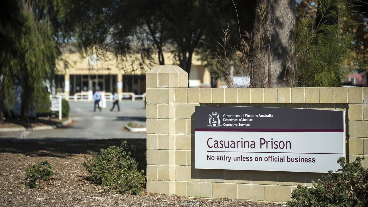 Signage at Casuarina Prison (file image)