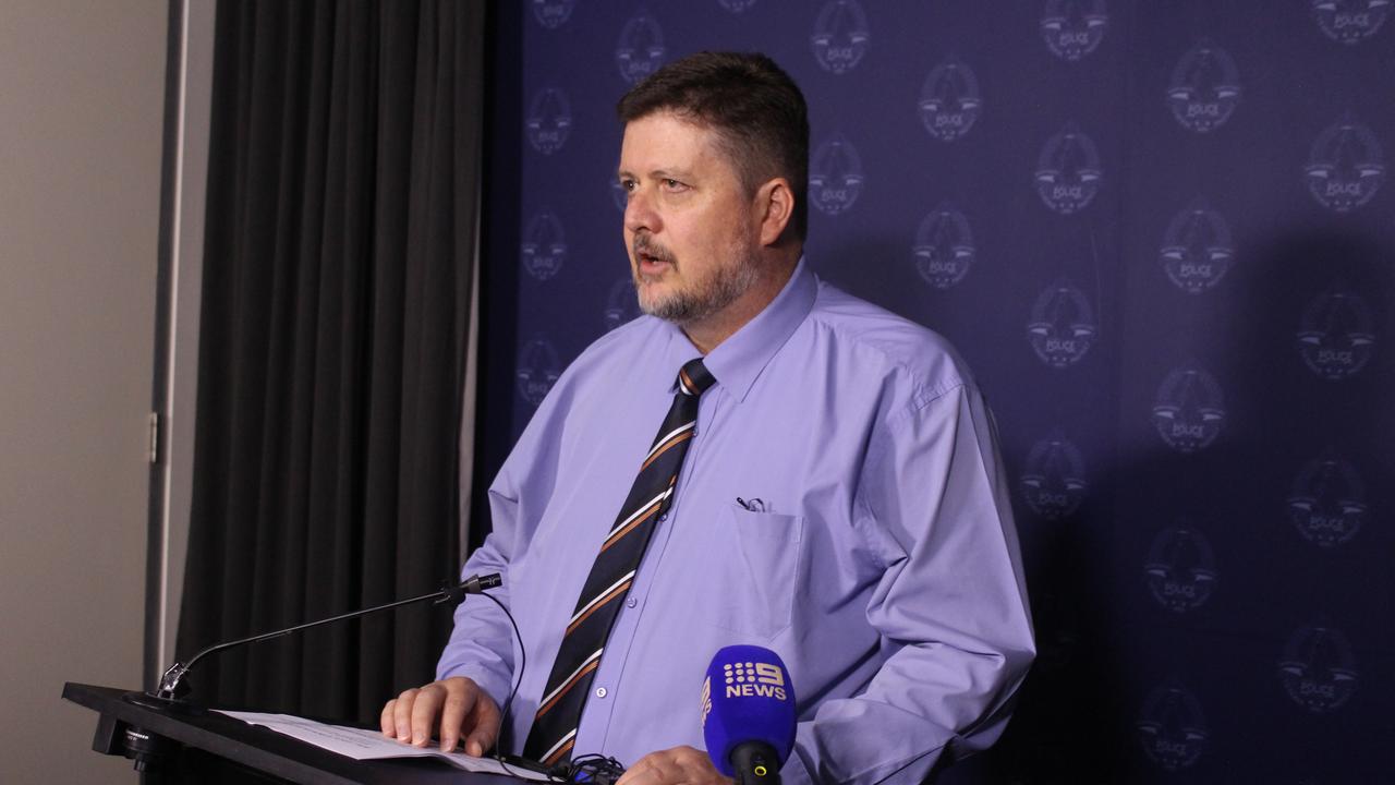 NT Police Detective Senior Sergeant Corey Borton.