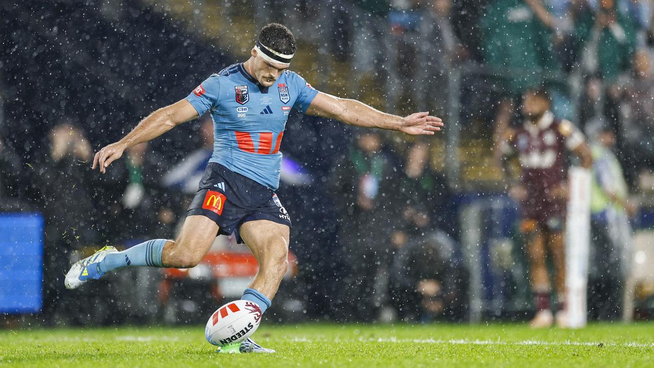 Nathan Cleary's kicking.