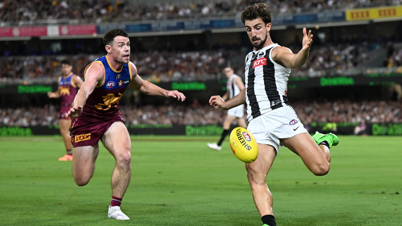 (L-R) Lachie Neale and Josh Daicos.