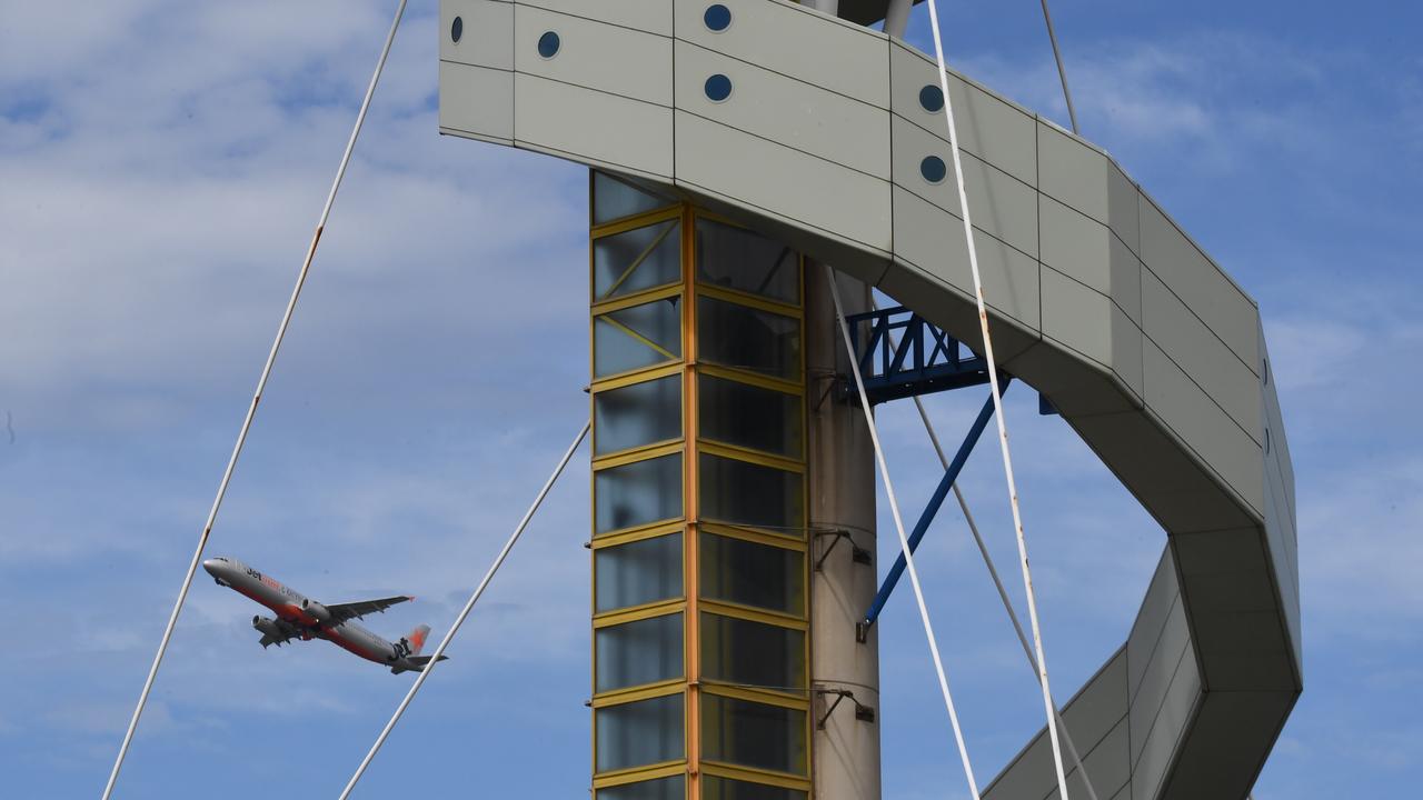 The control tower at Sydney Airport