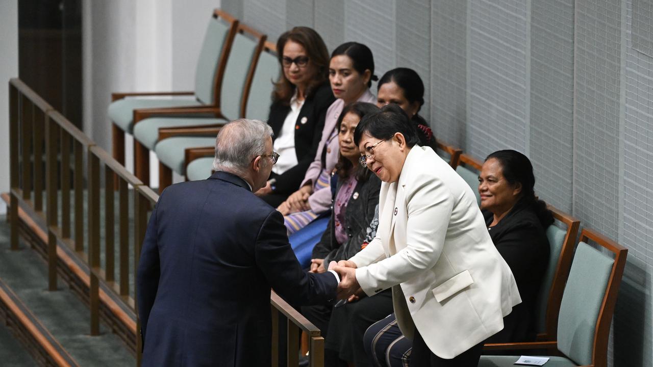 Timor delegation
